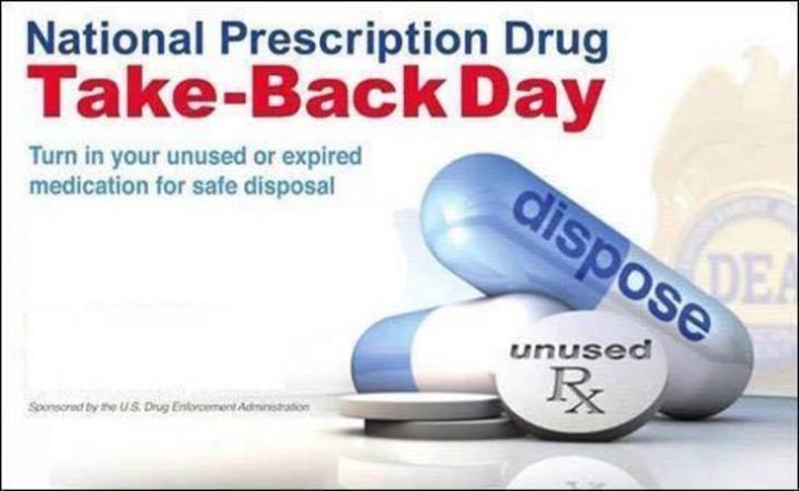 April 28: National Prescription Drug Take Back Day